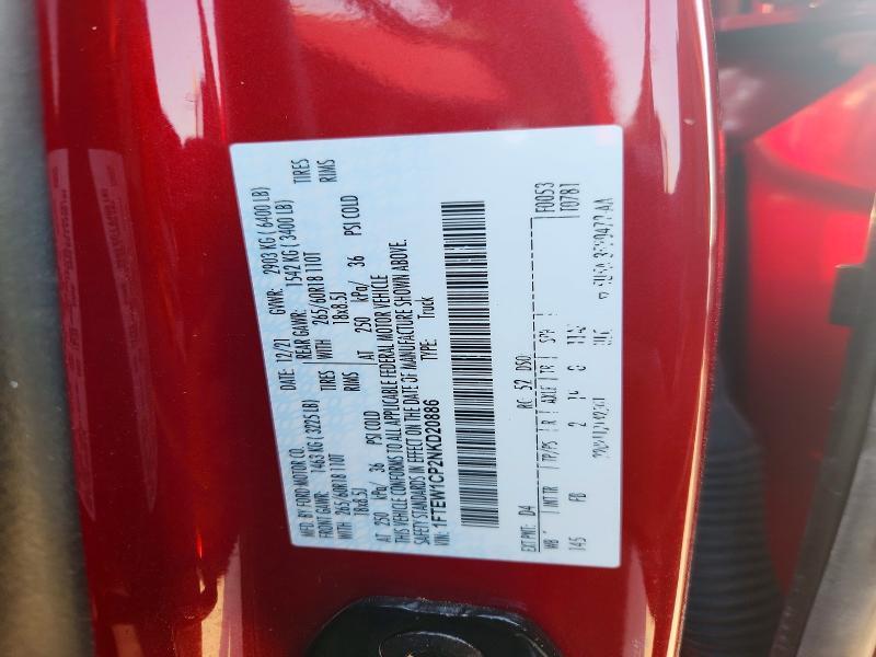 2022 Ford F150 Supercrew