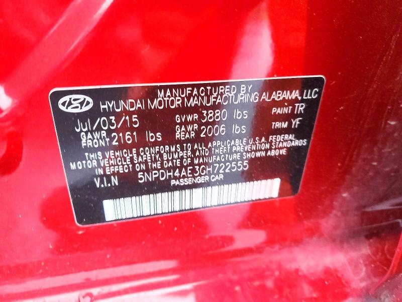 2016 Hyundai Elantra se