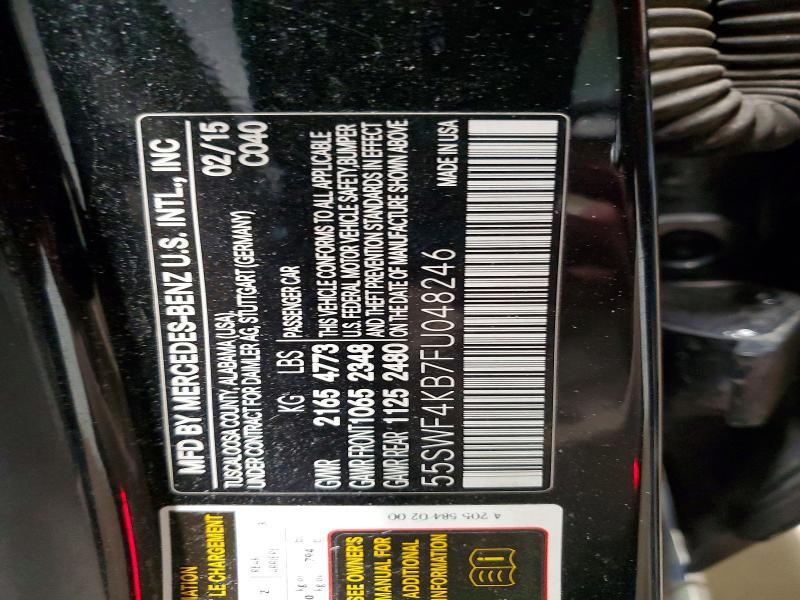 2015 Mercedes-Benz 300 c