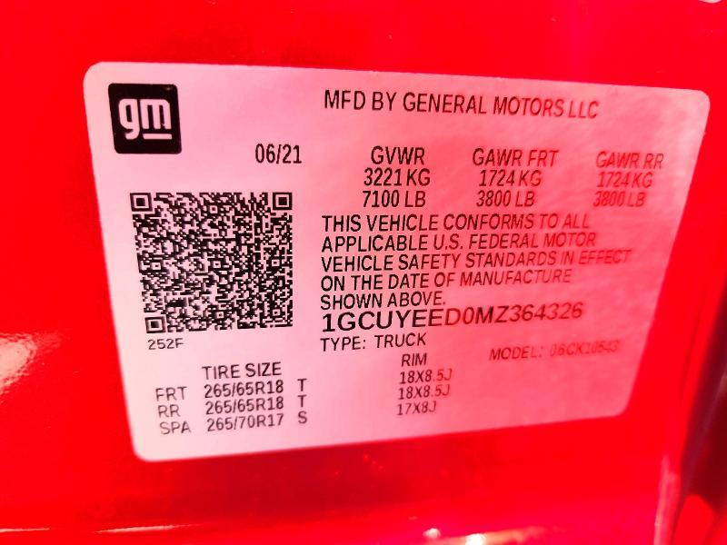 2021 Chevrolet Silverado K1500 rst