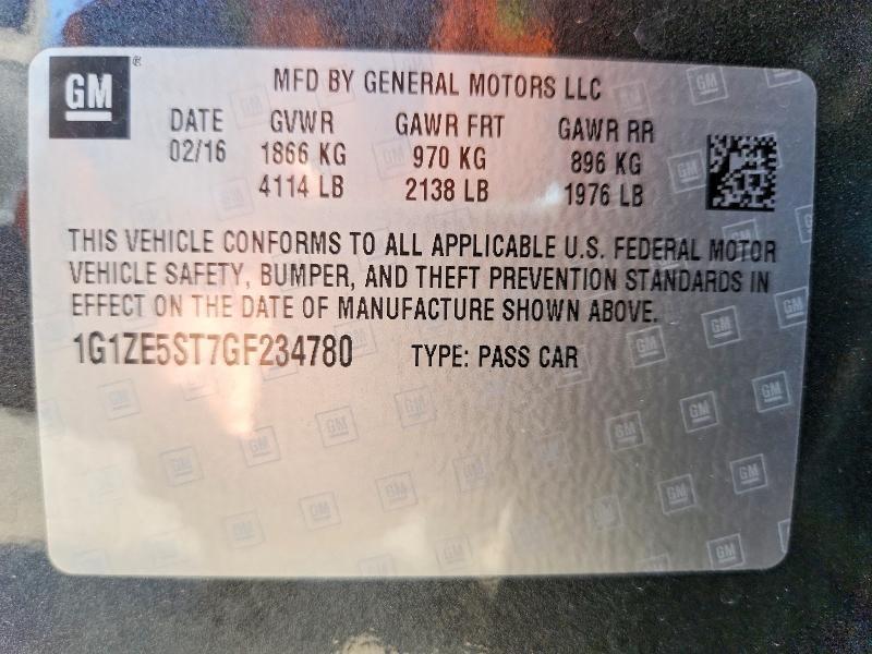 2016 Chevrolet Malibu lt