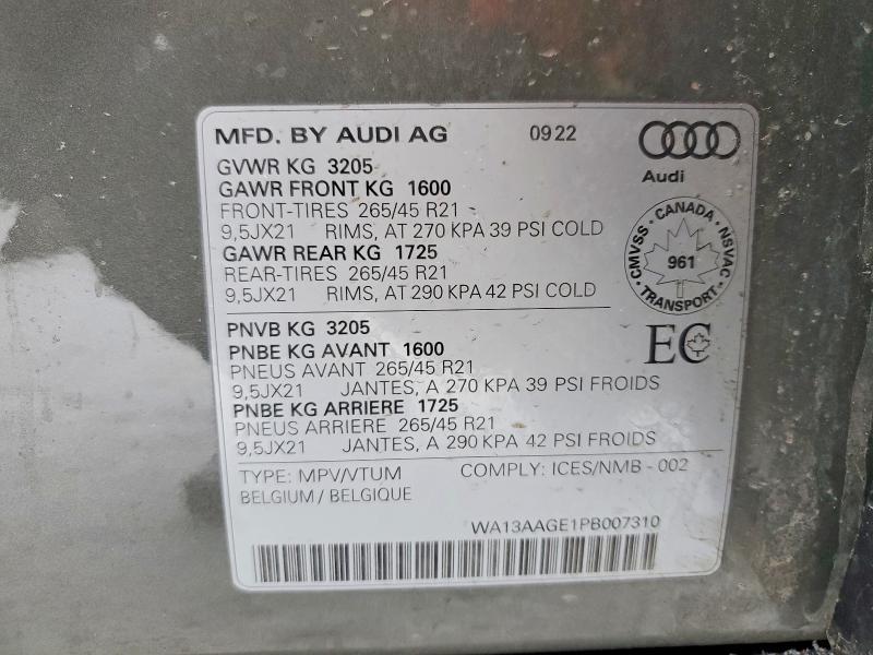 2023 Audi E-tron Sportback Prestige