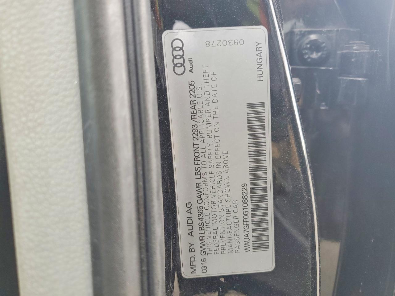 2016 Audi A3 Premium