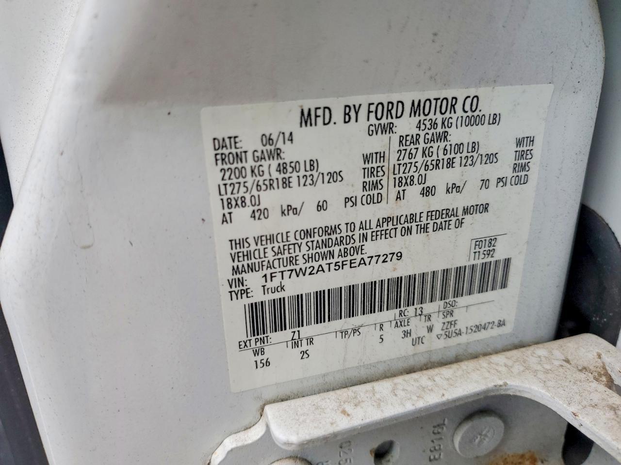 2015 Ford F250 Super Duty