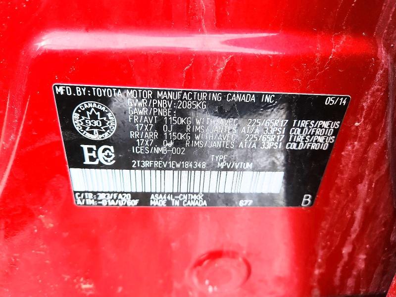 2014 Toyota Rav4 xle