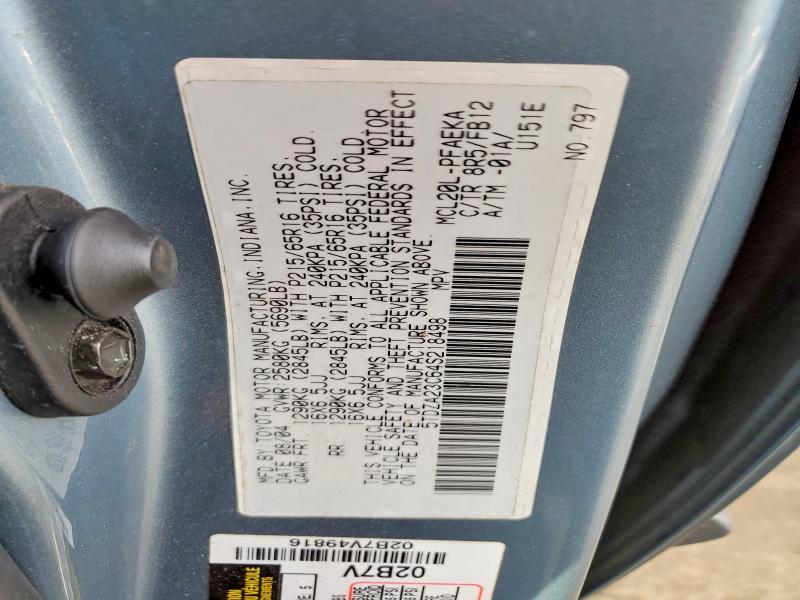2004 Toyota Sienna le 7 Passenger
