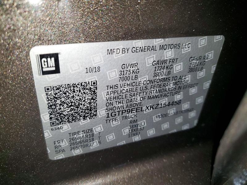 2019 GMC Sierra K1500 AT4