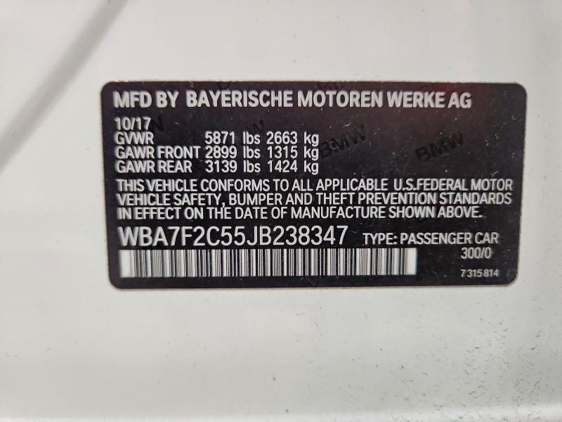 2018 BMW 750 xi