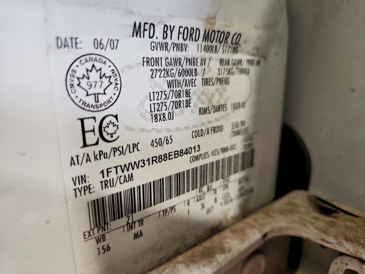 2008 Ford F350 SRW Super Duty