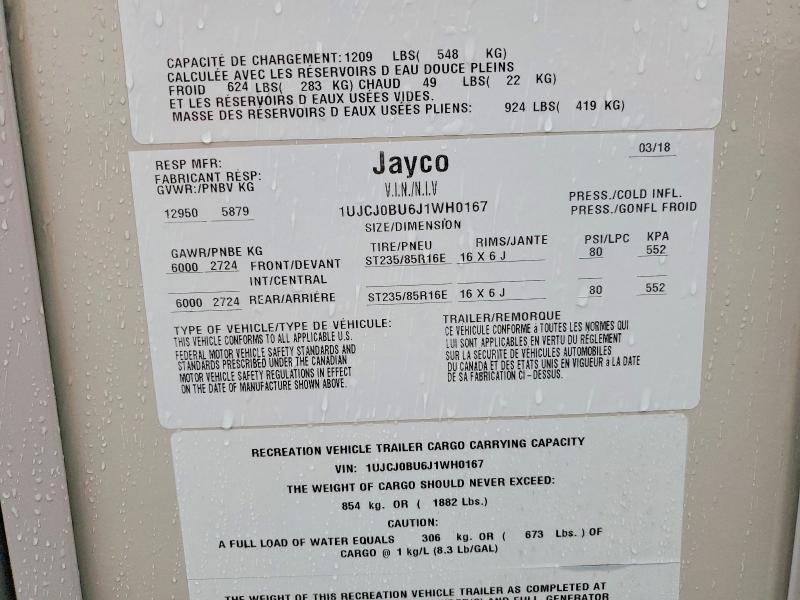 2018 Jayco Eagle