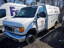 Salvage cars for sale from Copart New Britain, CT: 2007 Ford E350 Utility / Service Truck