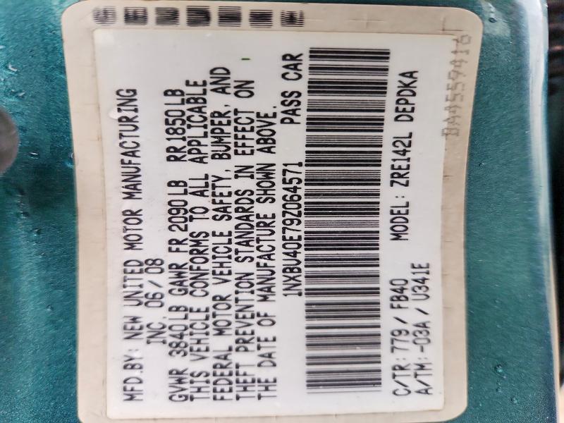 2009 Toyota Corolla le