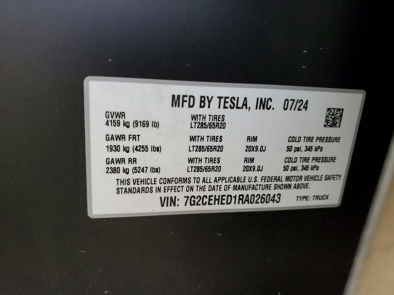 2024 Tesla Cybertruck