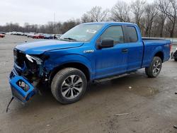 Salvage cars for sale from Copart Ellwood City, PA: 2019 Ford F150 Super Cab