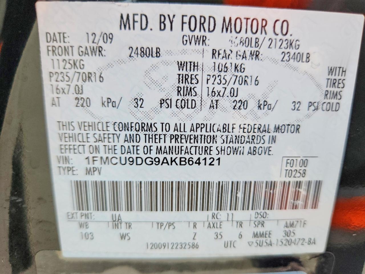 2010 Ford Escape xlt