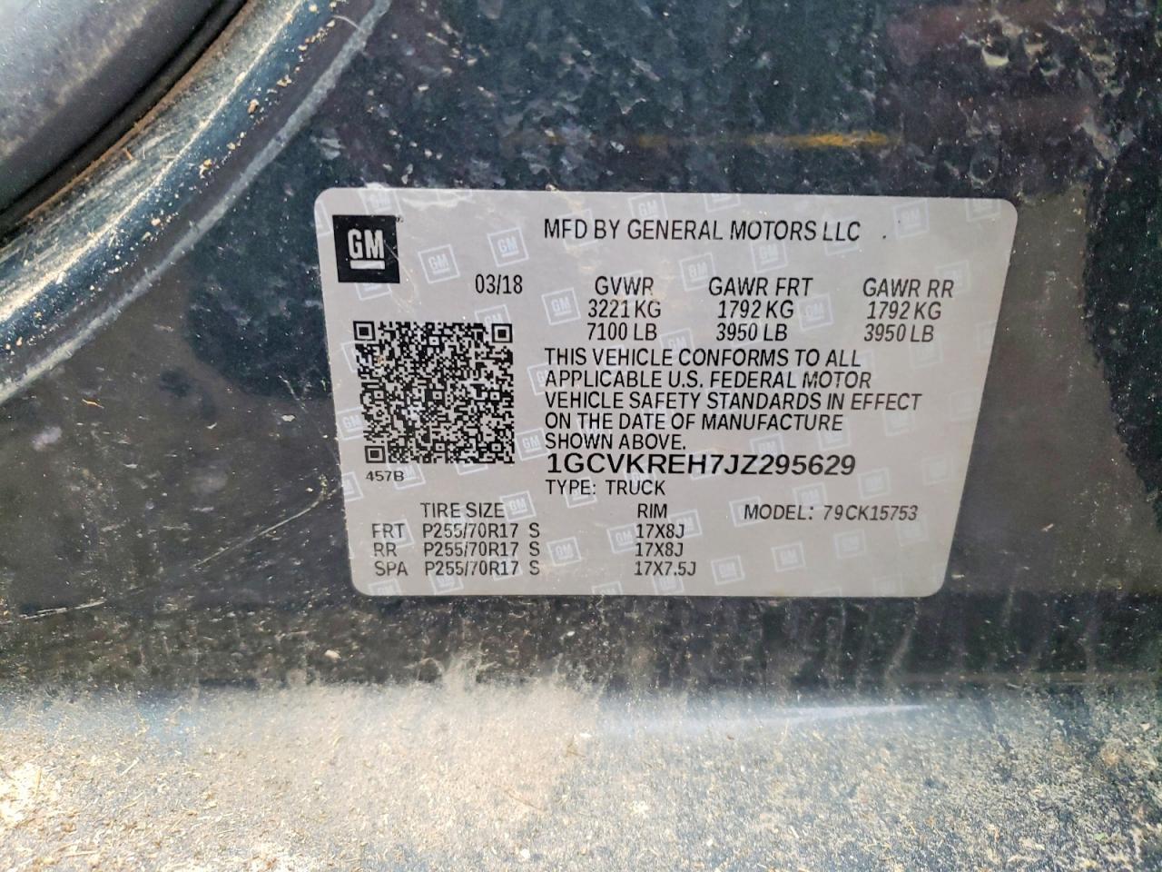 2018 Chevrolet Silverado K1500 LT