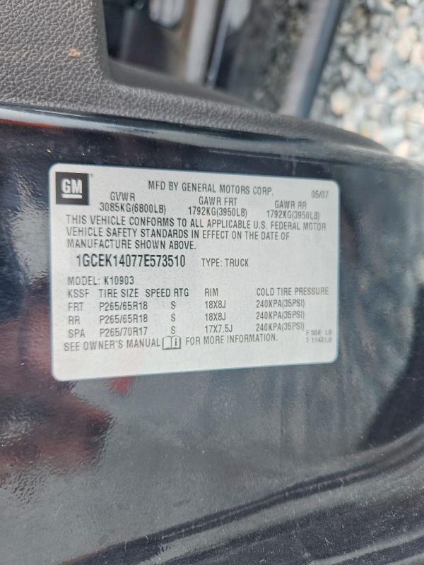 2007 Chevrolet Silverado K1500