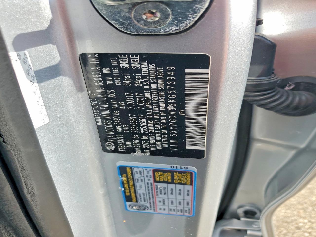 2019 KIA Sorento lx