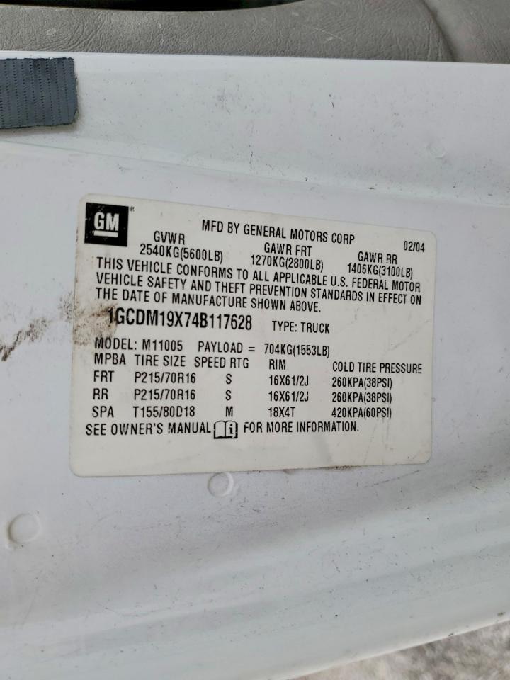 2004 Chev Rolet Astro Delivery Van