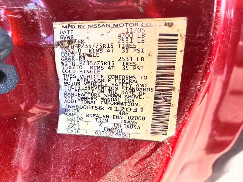 2006 Nissan Frontier XE