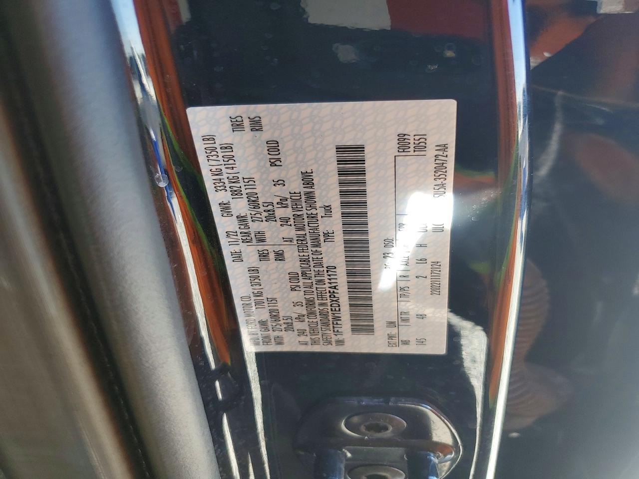 2023 Ford F150 Supercrew