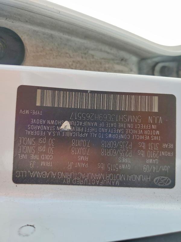 2009 Hyundai Santa fe Limited