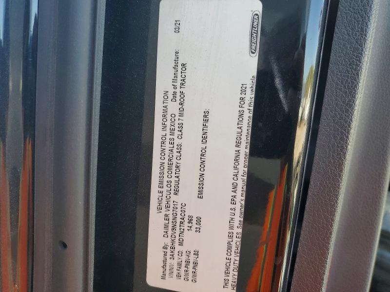 2022 Freigliner 2022 Freightliner Cascadia 126 Semi Truck