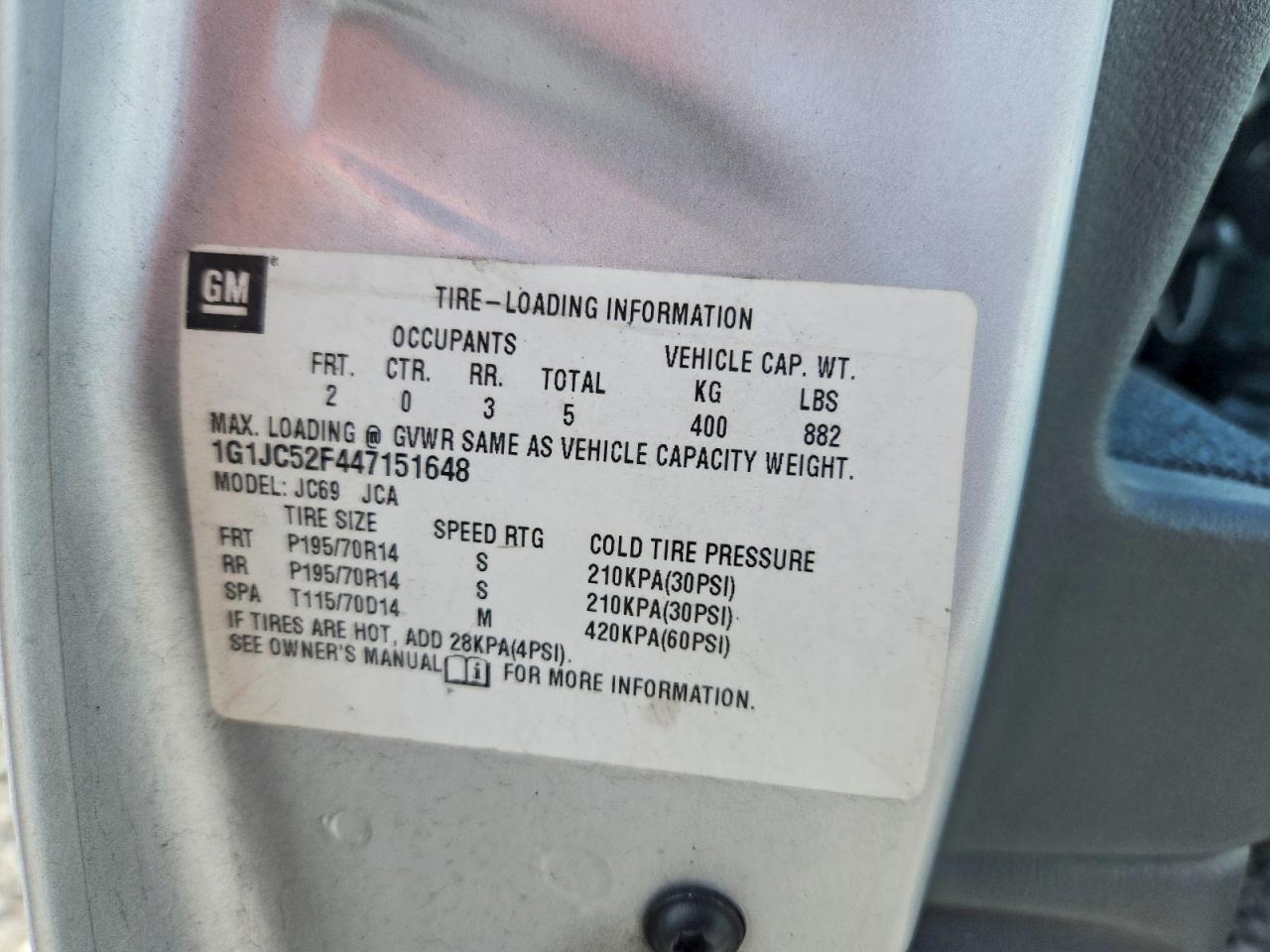 2004 Chevrolet Cavalier