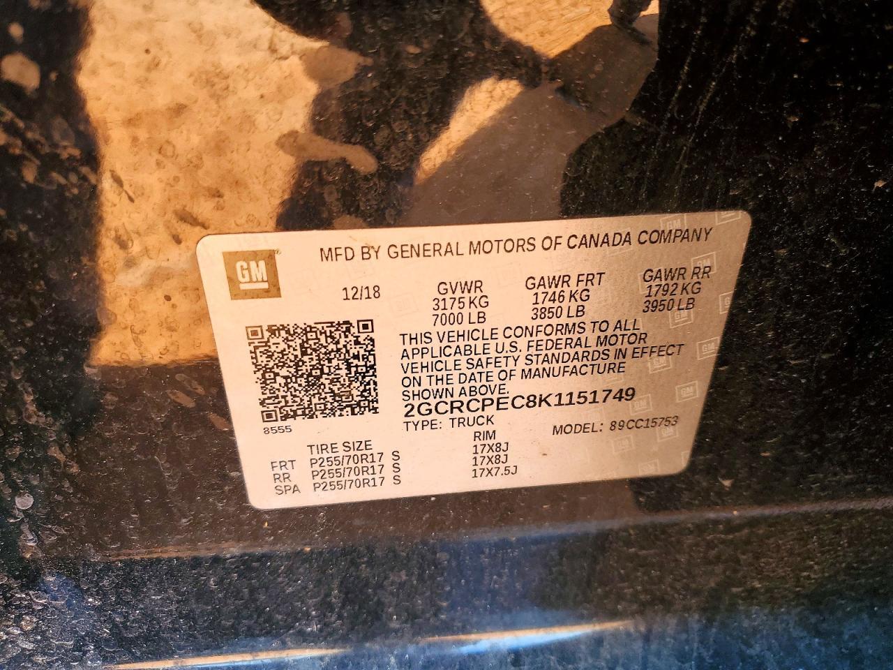 2019 Chevrolet Silverado LD C1500 LT