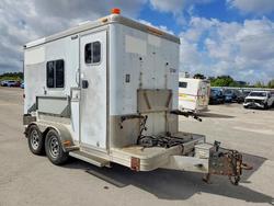 Salvage trucks for sale at Miami, FL auction: 1999 Featherlite Fiber Optic Splicing Trailer