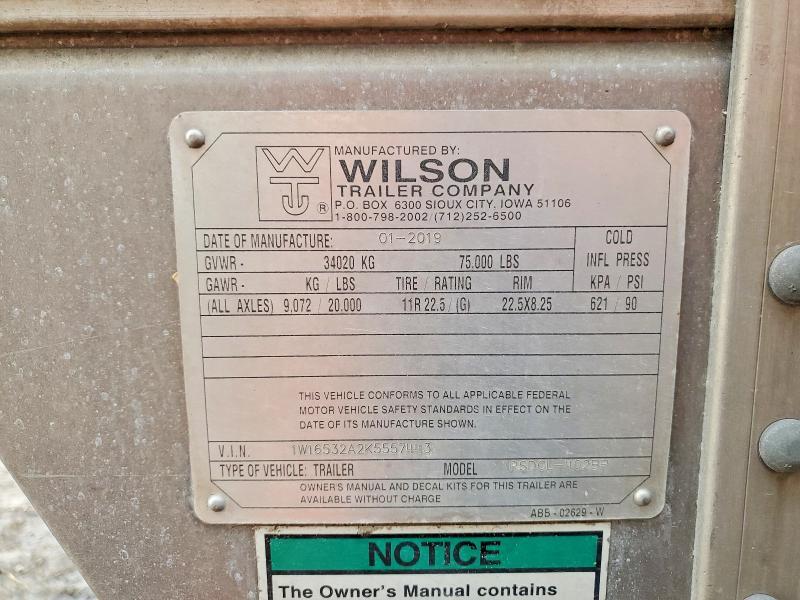 2019 Wsli - Wilson Trailer 2019 Wilson PSDCL-402BP Livestock Trailer