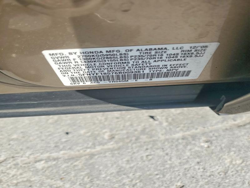 2006 Honda Pilot ex