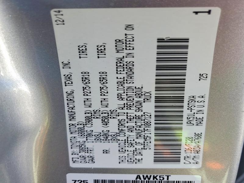 2015 Toyota Tundra SR5