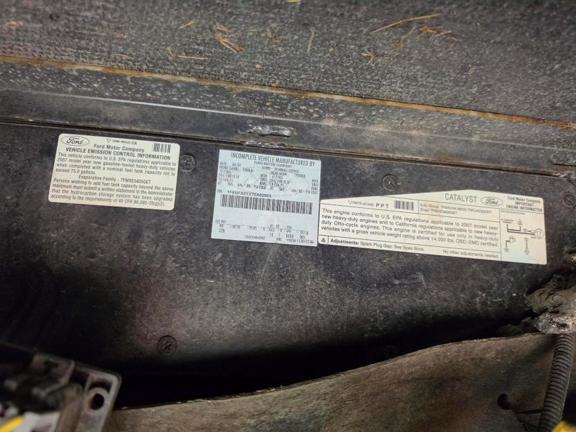 2008 Ford F550 Super Duty Stripped Chassis