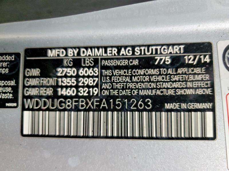 2015 Mercedes-Benz S 550 4matic