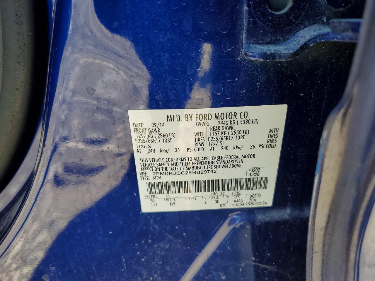 2014 Ford Edge se