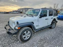 Jeep salvage cars for sale: 2018 Jeep Wrangler Unlimited Sport