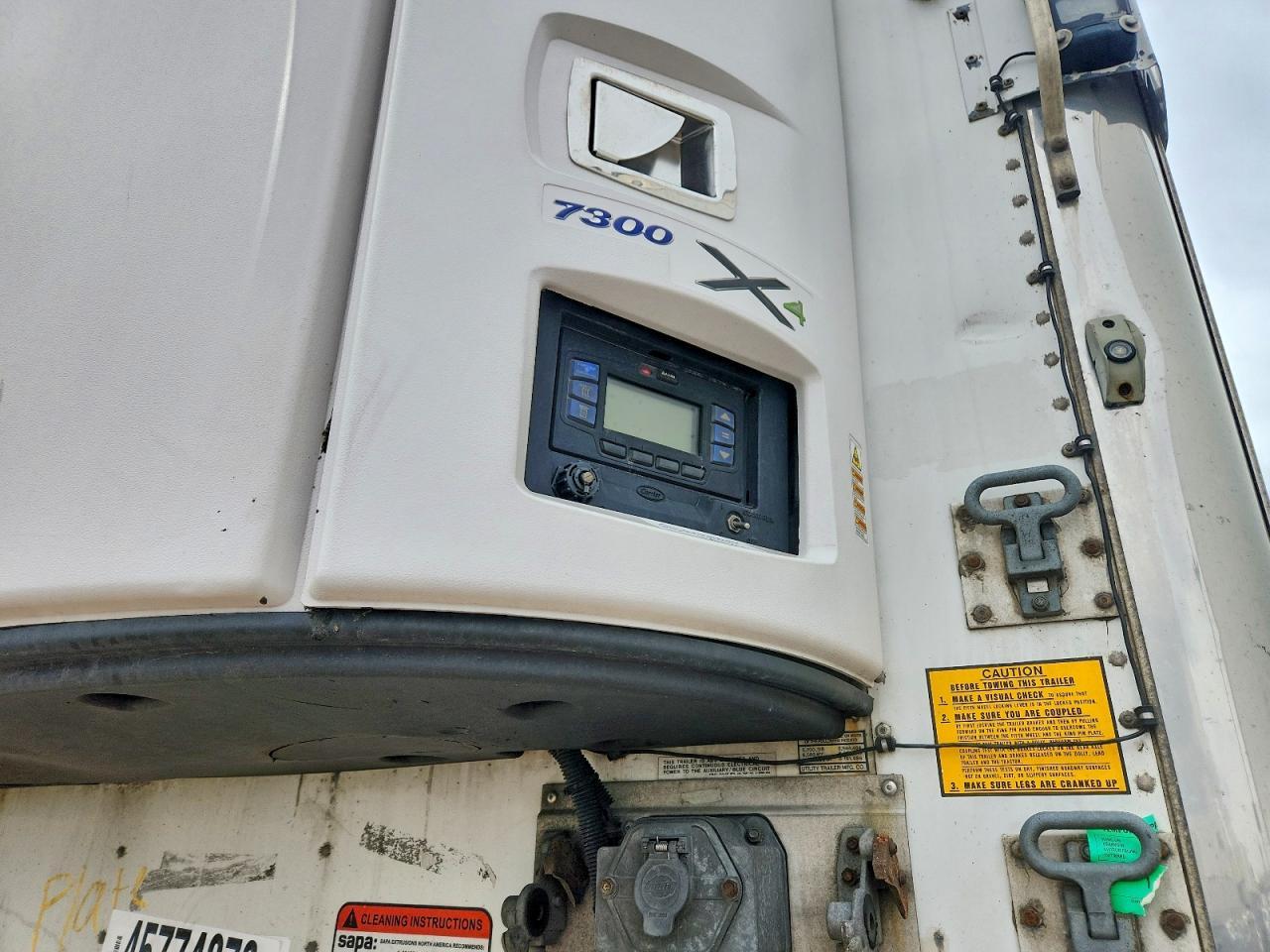 2016 Utility VS2RA Refrigerated Van Trailer