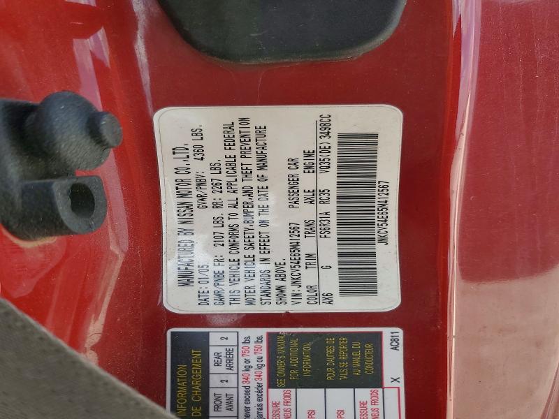 2005 Infiniti G35 Base