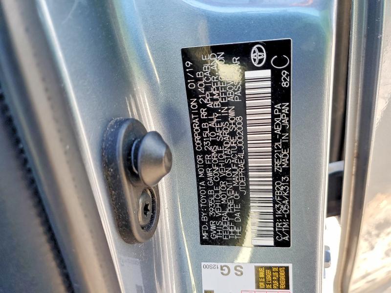 2020 Toyota Corolla le