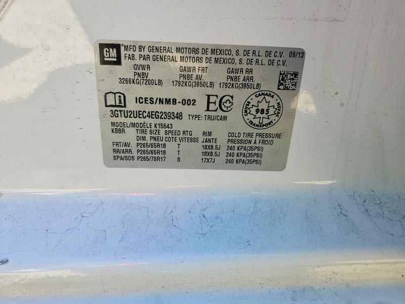 2014 GMC Sierra K1500 SLE