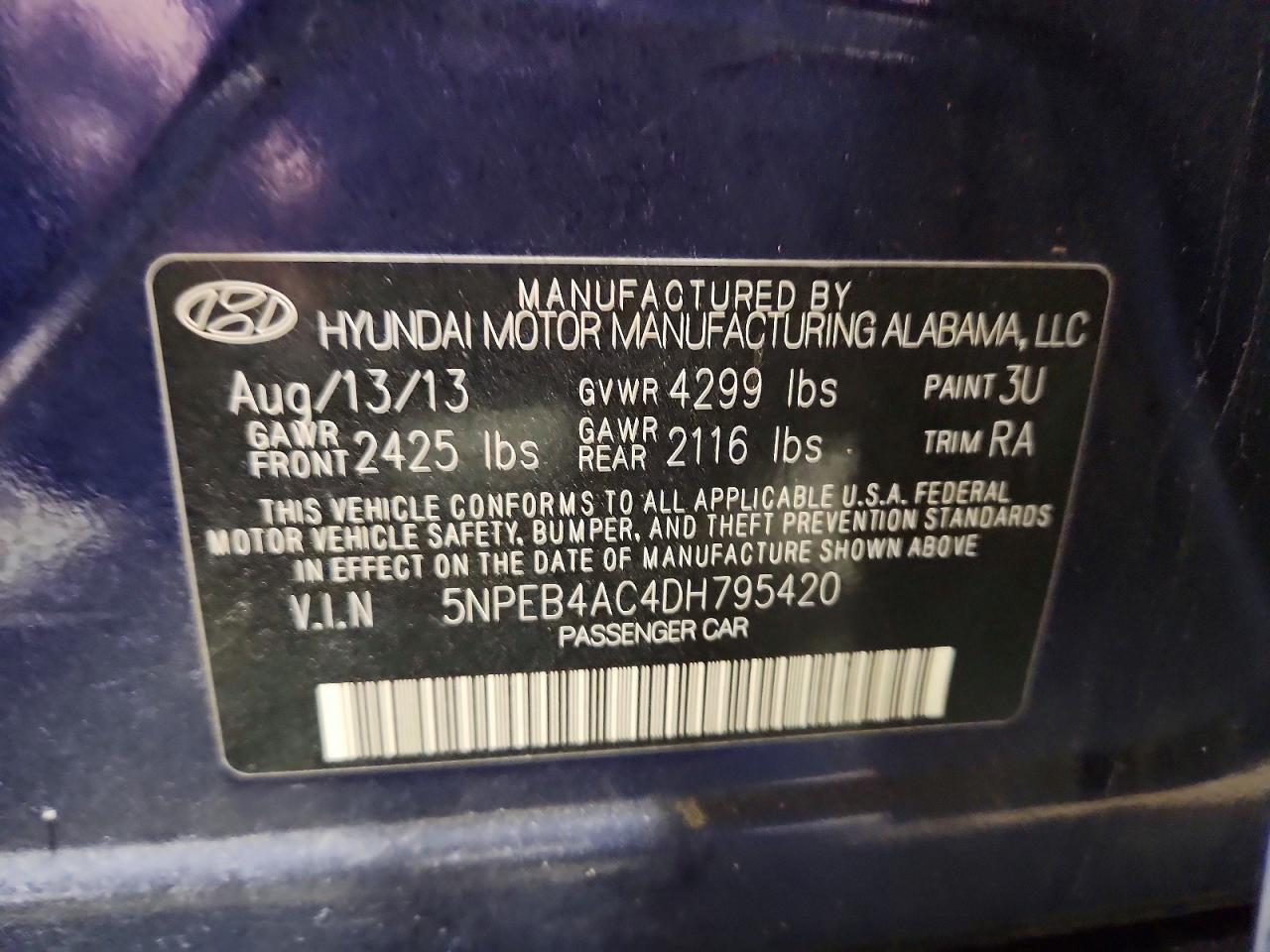 2013 Hyundai Sonata gls