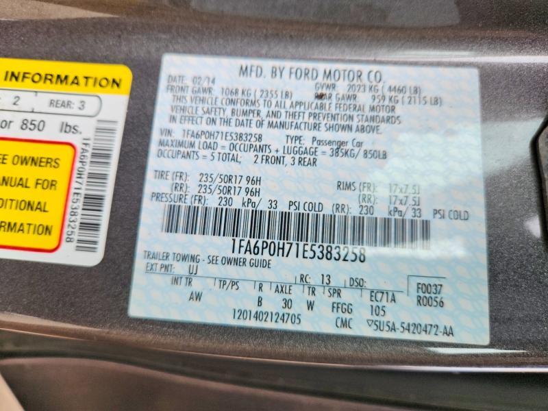 2014 Ford Fusion se