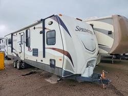 Salvage trucks for sale at Moraine, OH auction: 2012 Keystone Sprinter Camper