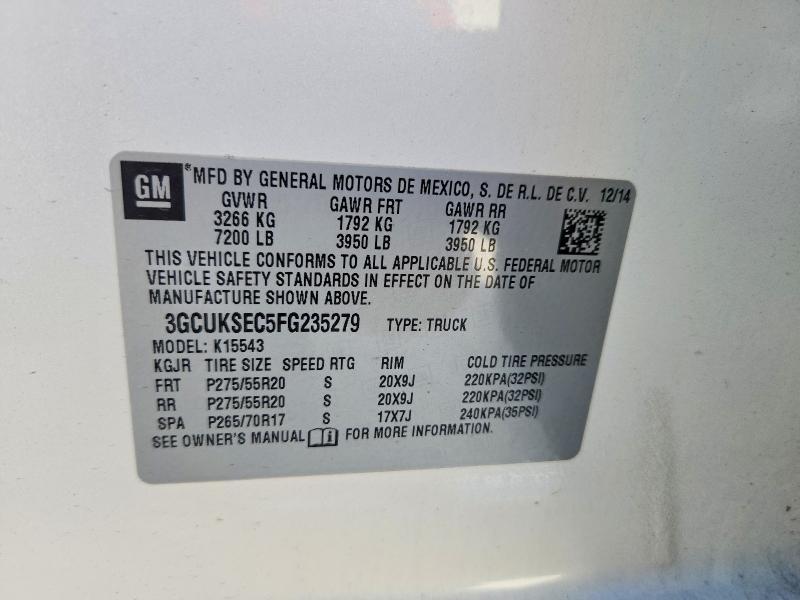 2015 Chevrolet Silverado K1500 LTZ