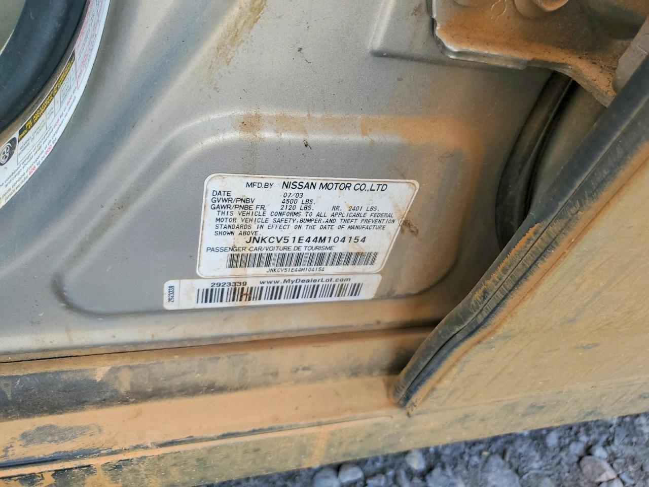 2004 Infiniti G35 Base