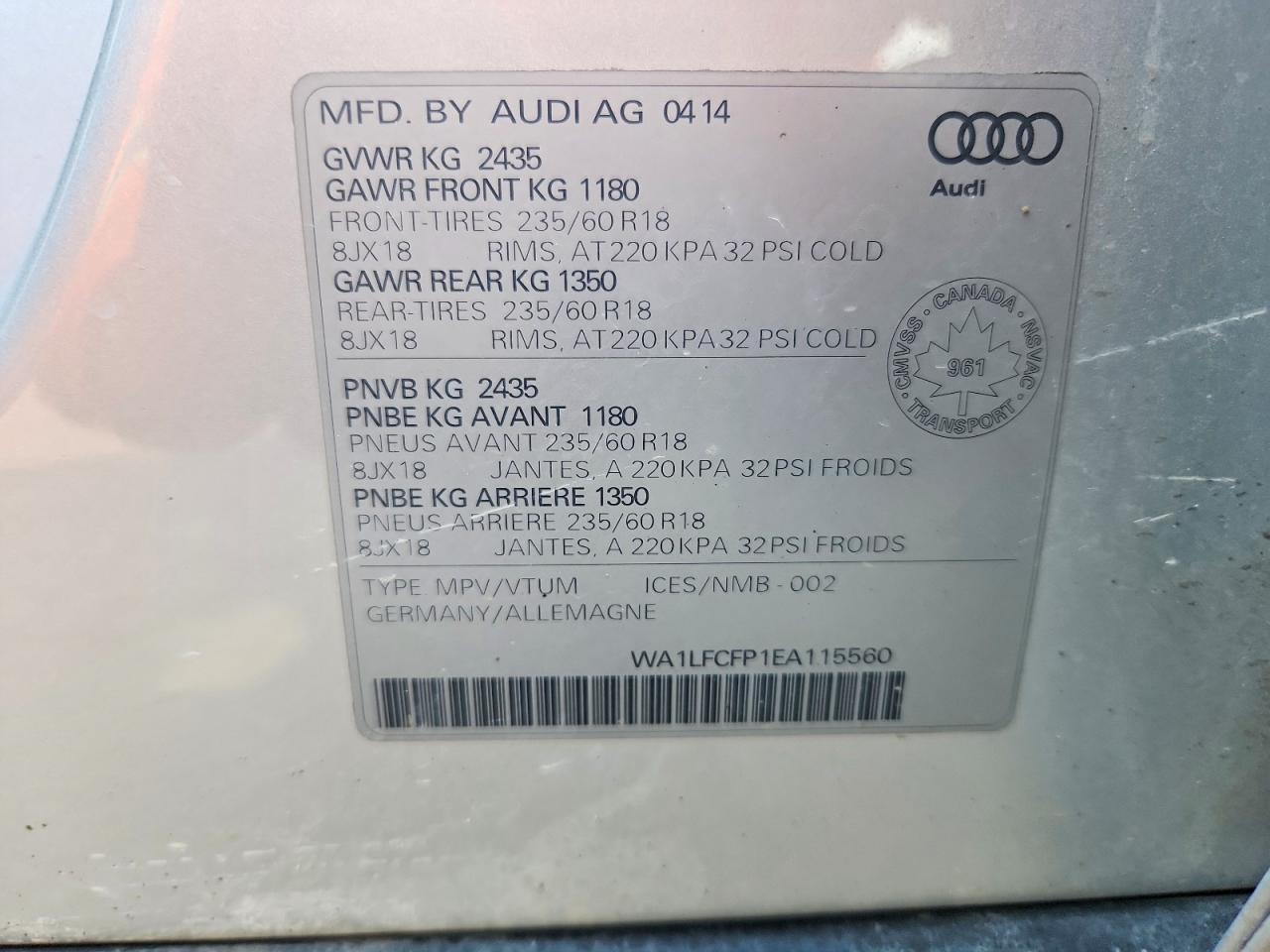 2014 Audi Q5 Premium Plus