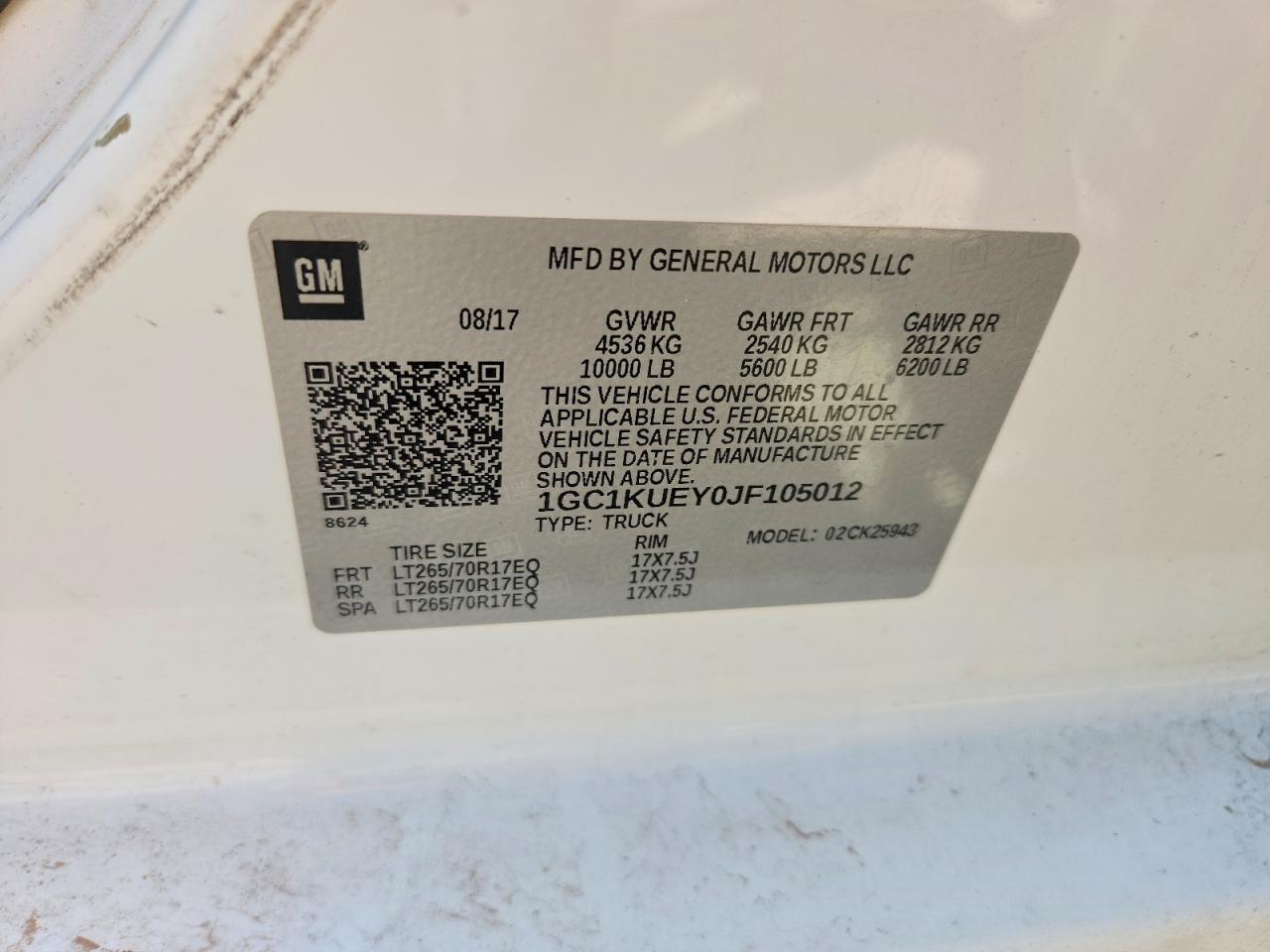 2018 Chevrolet Silverado K2500 Heavy Duty