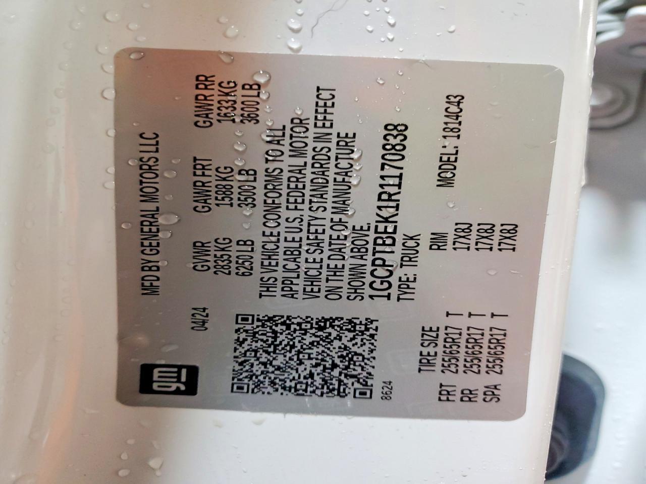 2024 Chev Colorado
