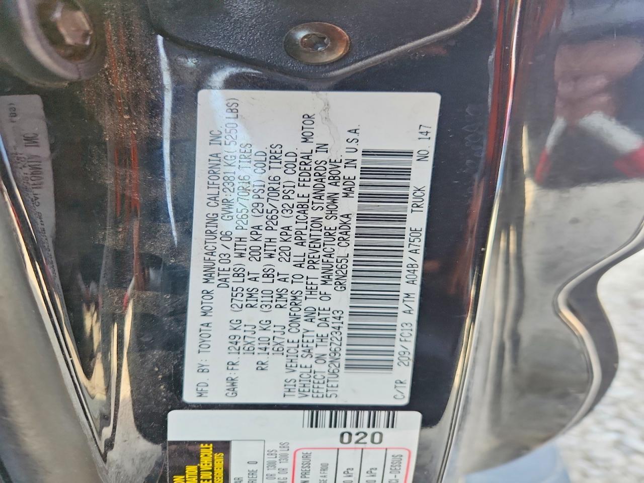 2006 Toyota Tacoma Prerunner V6